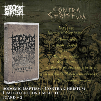 Sodomic Baptism - Contra Christum /MC